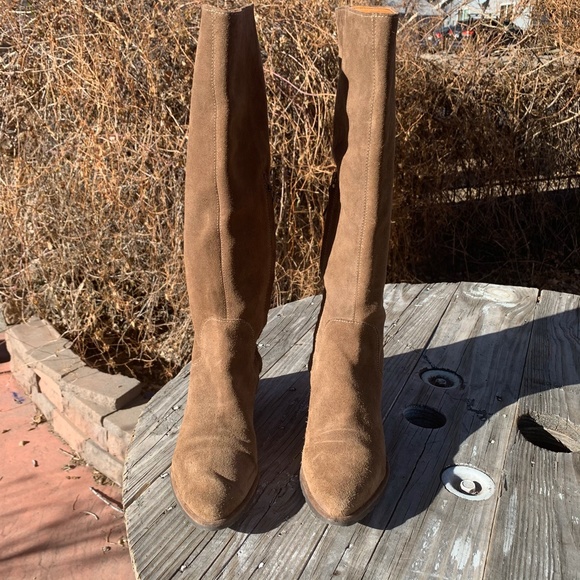 Zara Woman Suede Riding Boots Size EU 40 US 9 - Picture 5 of 16